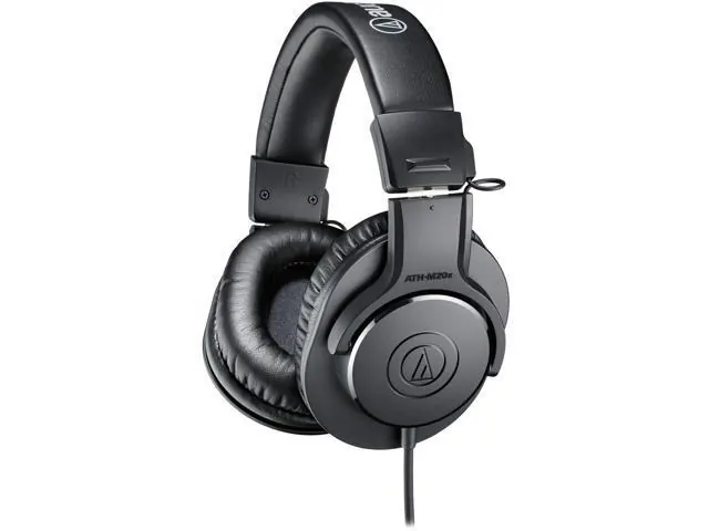 Audio-Technica ATH-M20x Professional Headphones with 40 mm Drivers and Circumaural Isolation