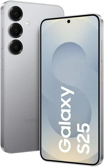 Samsung Galaxy S25 256GB Silver with 6.2-inch Display and Dual SIM