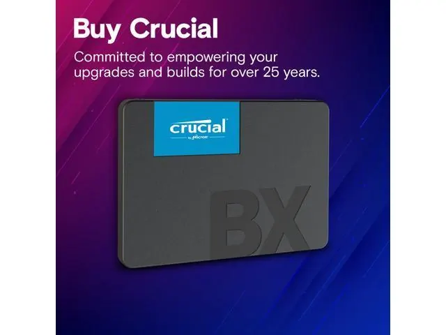 Crucial BX500: 2TB, 2.5-inch SATA, 3D NAND Internal SSD