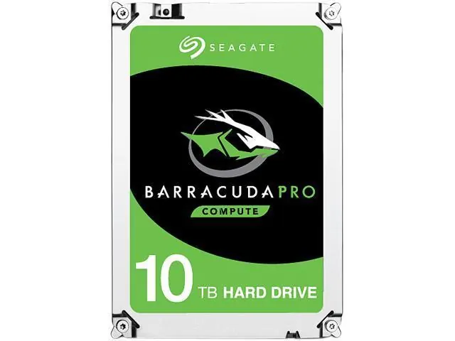 Seagate BarraCuda Pro ST10000DM0004: 10TB, 7200 RPM, 256MB Cache, 3.5-inch SATA HDD
