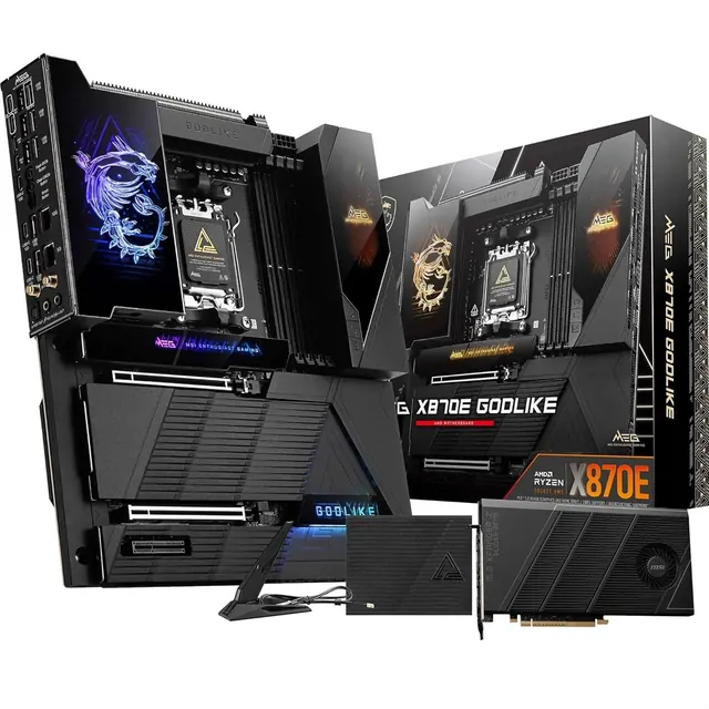 MSI MEG X870E GODLIKE: AMD X870E, AM5, Extended ATX