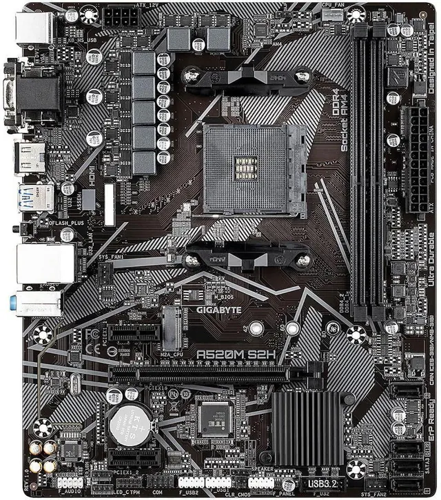 Gigabyte A520M S2H: AM4, Micro ATX, DDR4, NVMe M.2