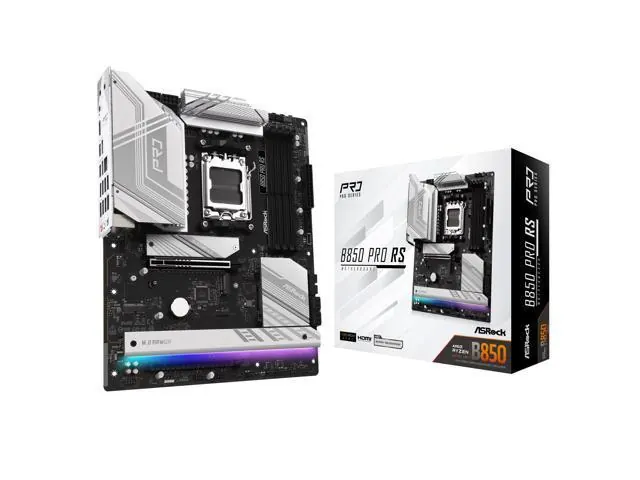 ASRock B850 PRO RS: ATX, AM5, DDR5, PCIe 5.0 Motherboard
