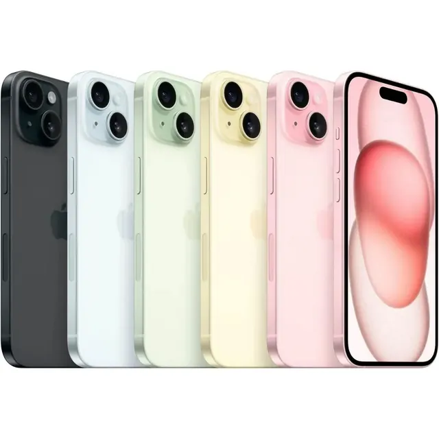 Apple iPhone 15 128GB Black with 6.1-inch Super Retina XDR Display