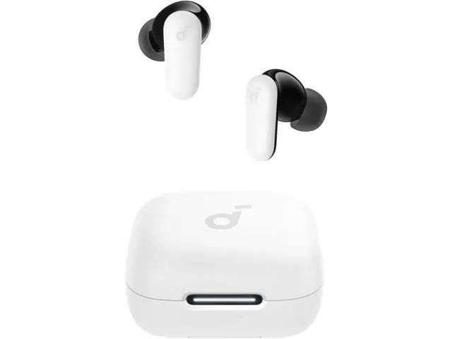 Soundcore P30i Noise Cancelling Earbuds in White with Adaptive ANC and 45-Hour Playtime