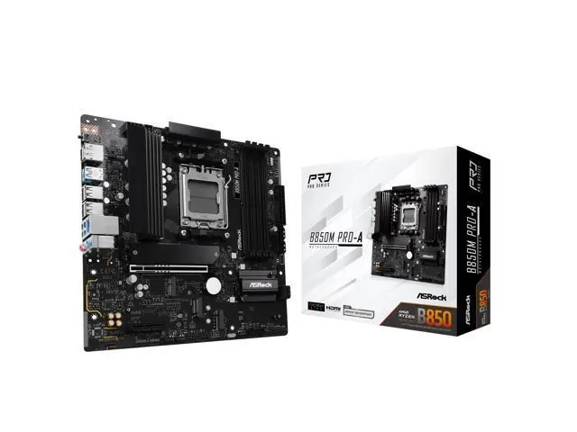 ASRock B850M PRO-A: AM5, Micro ATX, DDR5, PCIe 5.0