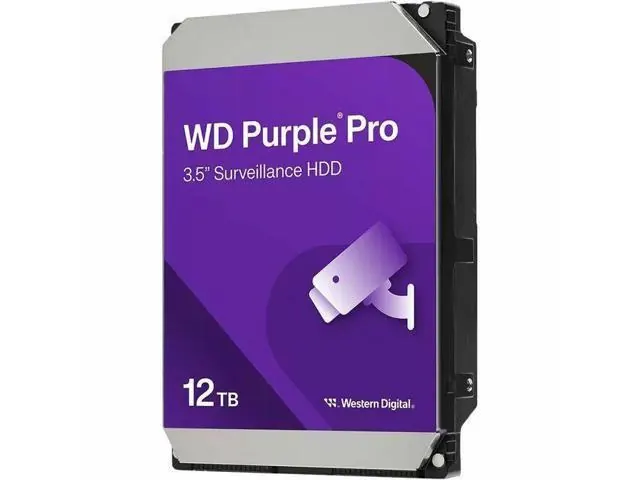 Western Digital WD Purple Pro WD122PURP: 12TB, 7200 RPM, 3.5-inch SATA HDD