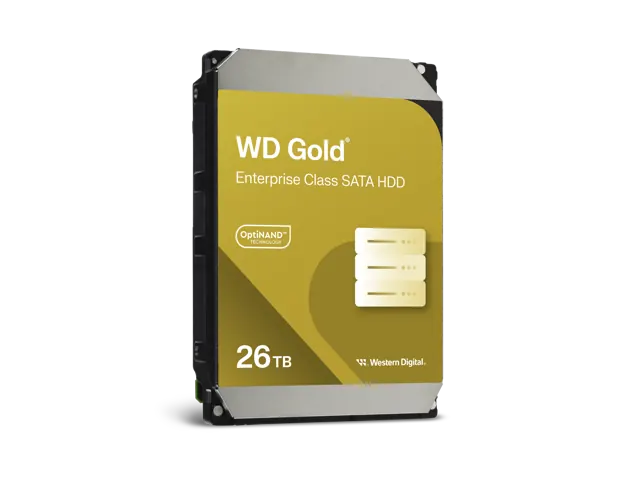 Western Digital WD Gold WD261KRYZ: 26TB, 3.5-inch, SATA 6Gb/s Enterprise HDD