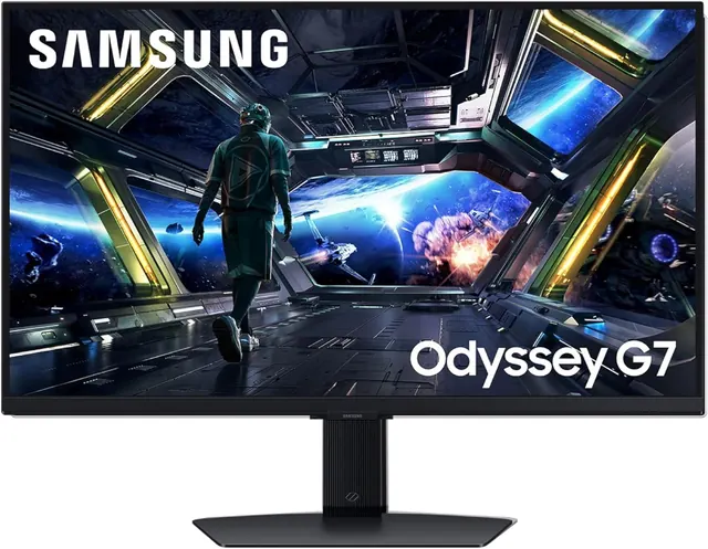 Samsung Odyssey G70D: 32-inch 4K UHD, 144Hz, Black