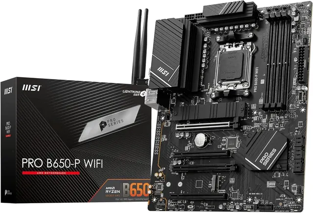 MSI PRO B650-P WiFi: ATX, DDR5, Wi-Fi 6E, 2.5G LAN