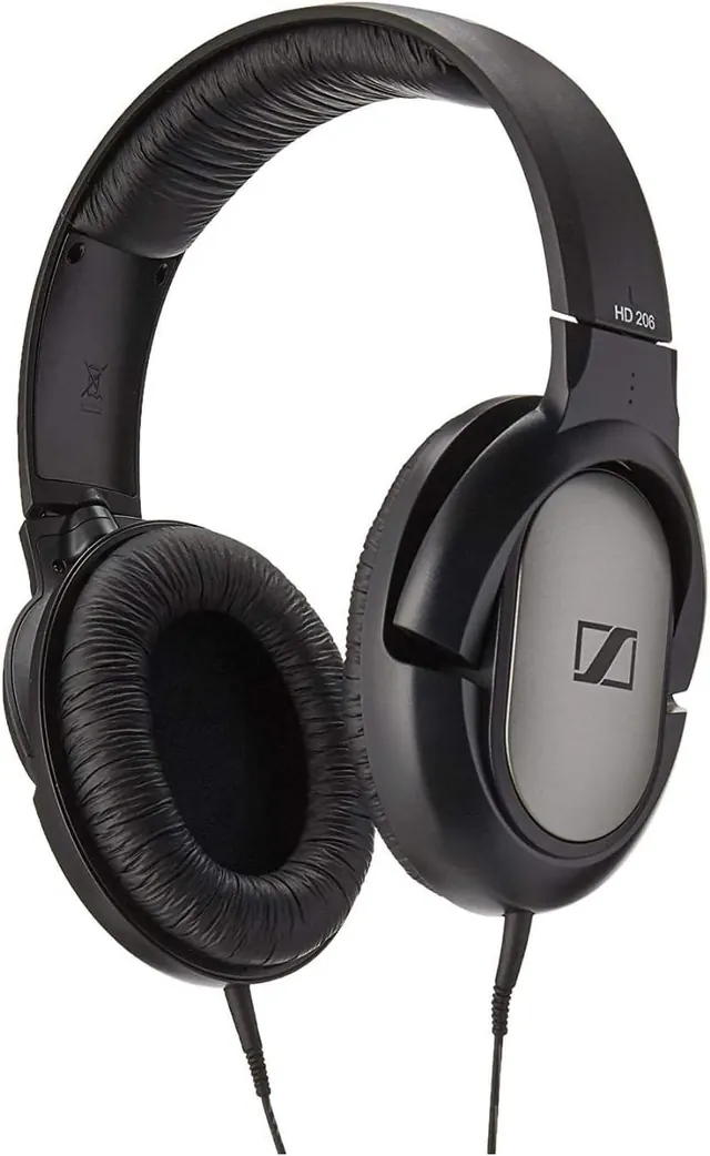 Sennheiser HD 206 Stereo Headphones with Closed-Back Sound Isolation