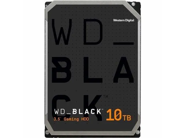 Western Digital WD Black: 10TB, 3.5-inch, SATA 6Gb/s Internal HDD