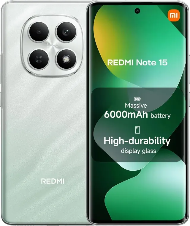 Redmi Note 15 4G with 128GB, 6GB RAM, 6.77-inch 120Hz AMOLED Display