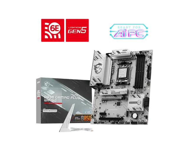MSI B850 GAMING PLUS WIFI6E: DDR5, Wi-Fi 6E, AM5 ATX Motherboard