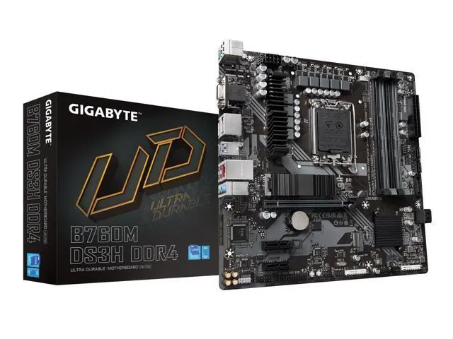 Gigabyte B760M DS3H DDR4: LGA 1700, Micro ATX, DDR4, PCIe 4.0