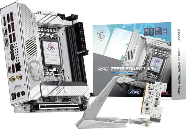MSI MPG Z890I Edge TI WiFi: Mini-ITX, LGA 1851, DDR5, PCIe 5.0, Wi-Fi 7