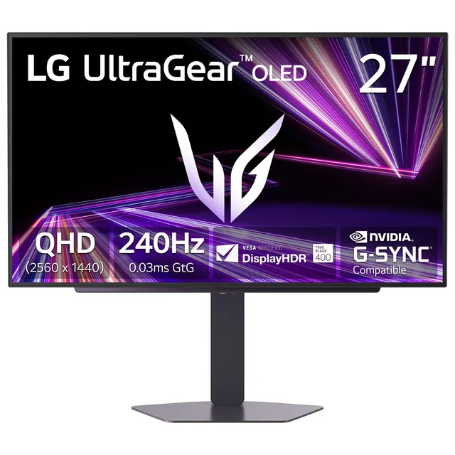 LG 27GX704A-B: 27-inch QHD OLED, 240Hz, Black
