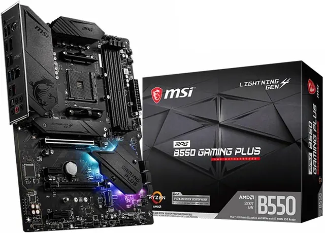 MSI MPG B550 GAMING PLUS: ATX, Socket AM4, DDR4, AMD B550