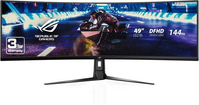 ASUS ROG Strix XG49VQ: 49-inch, 3840 x 1080, 144Hz, Curved FreeSync 2 HDR Monitor