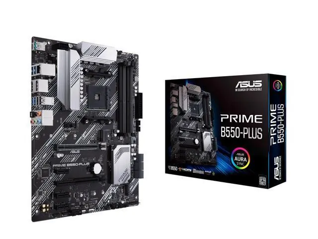 ASUS PRIME B550-PLUS: ATX, AMD B550, DDR4 Motherboard