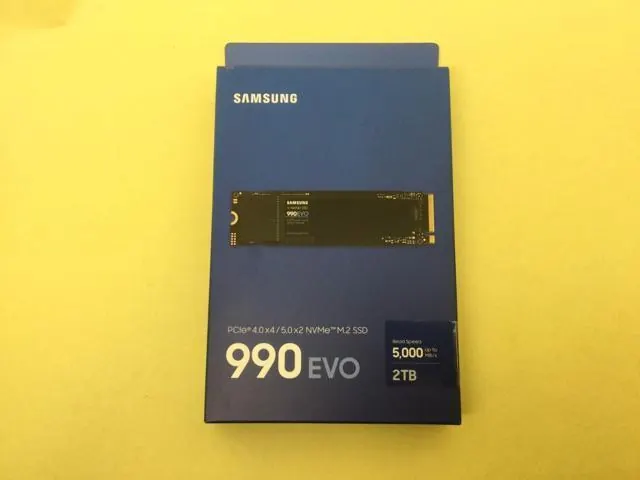 Samsung 990 EVO: 2TB, M.2 2280, NVMe Internal SSD