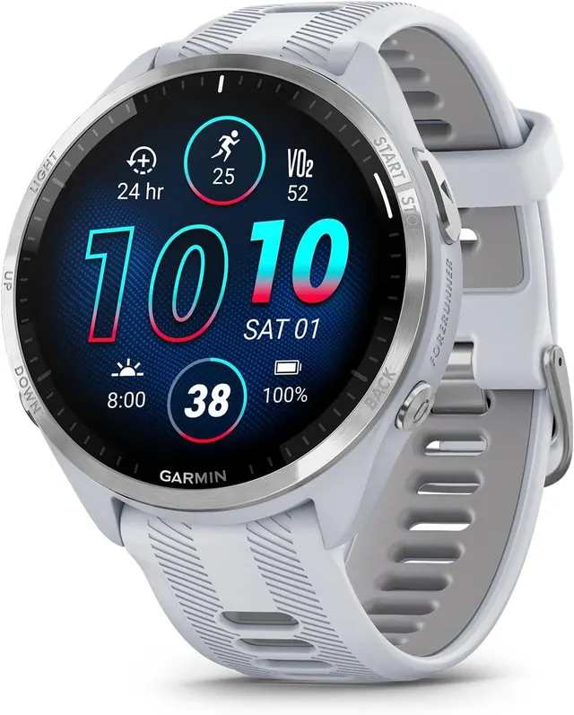 Garmin Forerunner 965 Running Smartwatch with 1.4-inch AMOLED Display, Multi-Band GPS and Training Metrics