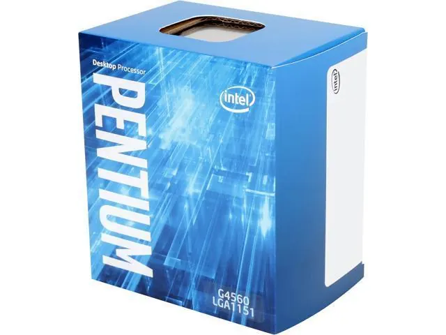 Intel Pentium G4560: 3.50 GHz, LGA 1151, Intel HD Graphics 610