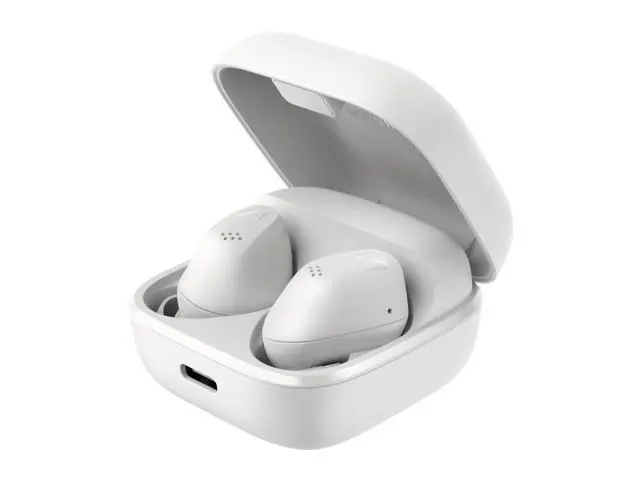 Sennheiser ACCENTUM True Wireless Earbuds - White, Hybrid ANC, Bluetooth 5.3, 28-Hour Battery