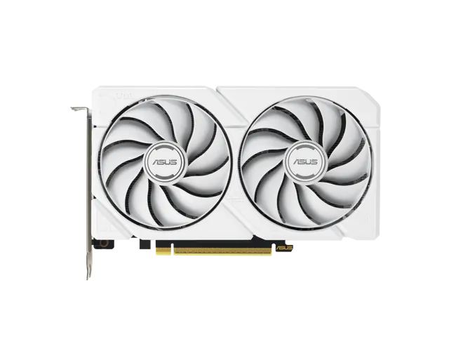 ASUS Dual Radeon RX 9060 XT DUAL WHITE: 16GB GDDR6, PCIe 5.0 x16, White