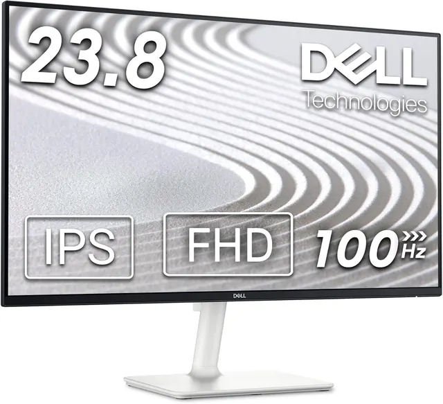 Dell S2425H: 23.8-inch FHD, 100Hz, White