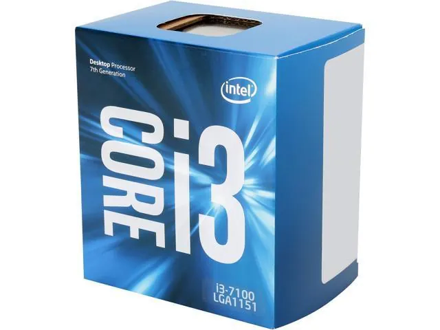 Intel Core i3-7100: 3.90GHz, 2 Cores / 4 Threads, LGA 1151 Desktop Processor