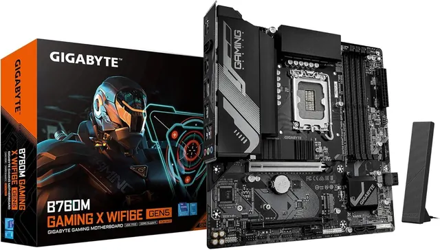 Gigabyte B760M Gaming X WIFI6E GEN5: DDR5, Wi-Fi 6E, 2.5GbE LAN, PCIe 5.0