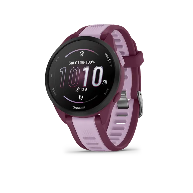 Garmin Forerunner 165 Music Running Smartwatch with AMOLED Display and GPS
