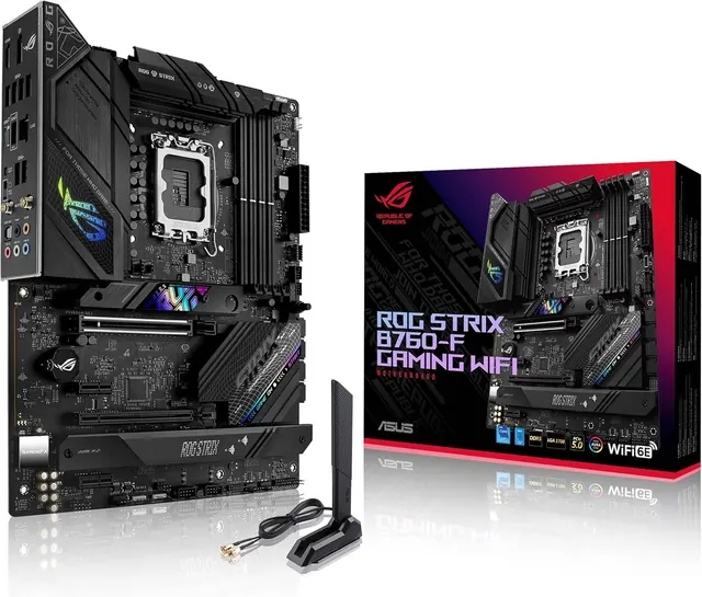 ASUS ROG Strix B760-F Gaming WiFi: ATX, LGA 1700, Wi‑Fi 6E, PCIe 5.0