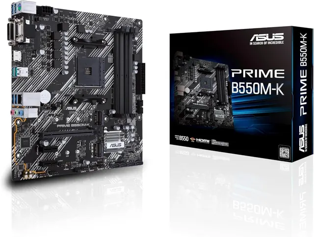 ASUS Prime B550M-K: AMD B550, Micro ATX, DDR4 Motherboard