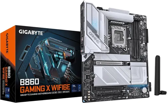 Gigabyte B860 GAMING X WIFI6E: ATX, DDR5, PCIe 5.0, 3x M.2