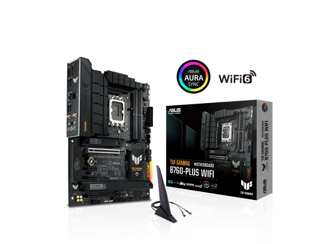 ASUS TUF GAMING B760-PLUS WIFI: ATX, LGA 1700, DDR5, WiFi 6