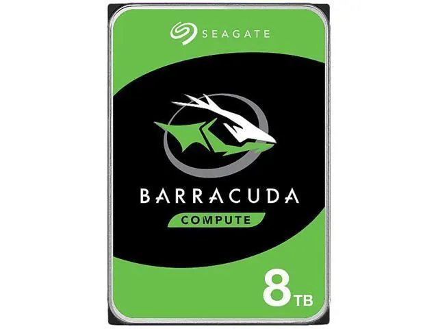 Seagate BarraCuda: 8TB, 3.5-inch, SATA 6Gb/s Internal Hard Drive