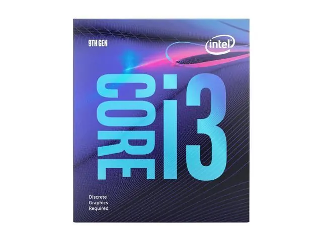 Intel Core i3-9100F: 3.6GHz, up to 4.2GHz Turbo, LGA 1151 Desktop Processor