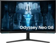 Samsung Odyssey Neo G8 G85NB: 32-inch 4K 240Hz Curved Monitor, White