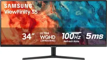 Samsung ViewFinity S50GC S34C50D: 34-inch Ultra-WQHD, 100Hz, Black