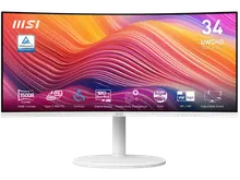 MSI Modern MD342CQPW: 34-inch UWQHD, 120Hz, White Curved Monitor