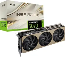 MSI GeForce RTX 5070 INSPIRE 3X OC: 12GB, Triple Fan Cooling