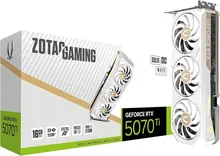 Zotac GAMING GeForce RTX 5070 Ti SOLID CORE OC White Edition: 16GB GDDR7, PCIe 5.0 x16, White