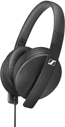 Sennheiser HD 300 Closed-Back Around-Ear Wired Headphones, Black