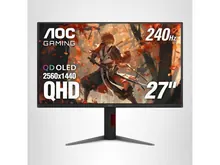 AOC Q27G4ZD: 27-inch QD OLED, 2560 x 1440, 240Hz, Black