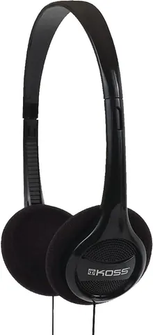 Koss KPH7 Lightweight Portable Headphone, Black - Wired 3.5 mm, 32 Ohms