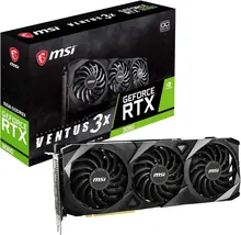 MSI GeForce RTX 3080 VENTUS 3X OC: 10GB GDDR6X, 320-bit, Triple Fan