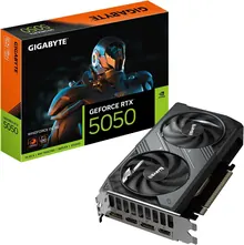 Gigabyte GeForce RTX 5050 WINDFORCE OC: 8GB GDDR6, PCIe 5.0, GV-N5050WF2OC-8GD