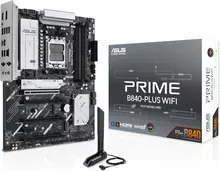 ASUS PRIME B840-PLUS WIFI: ATX, AM5, Wi-Fi 6E, 2.5Gb Ethernet